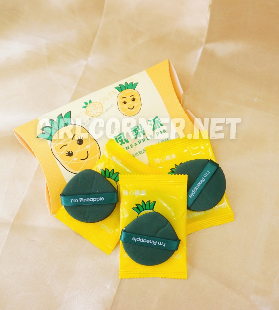 Set mút cushion pineapple